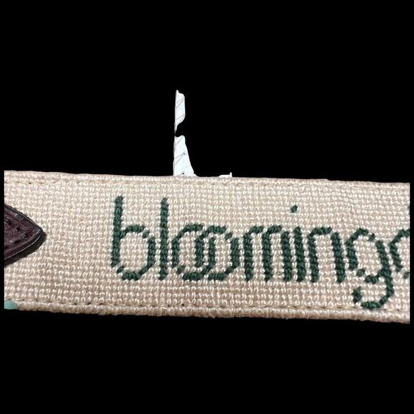 L. Insko Winchester Kentucky Custom Brown Women's Leather Needlepoint Belt - Picture 10 of 10